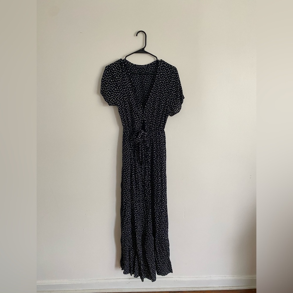 Abercrombie & Fitch Maxi Polka Dot Dress